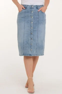 Iben denim skjørt