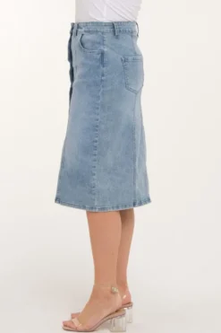 Iben denim skjørt