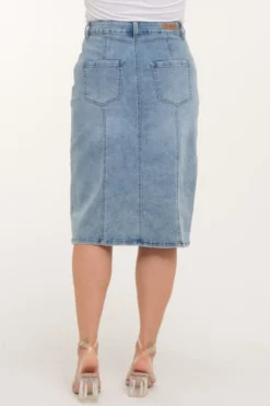 Iben denim skjørt