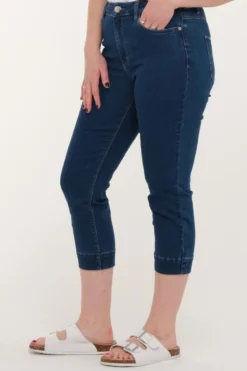 Siri denim capri