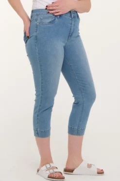 Siri denim capri